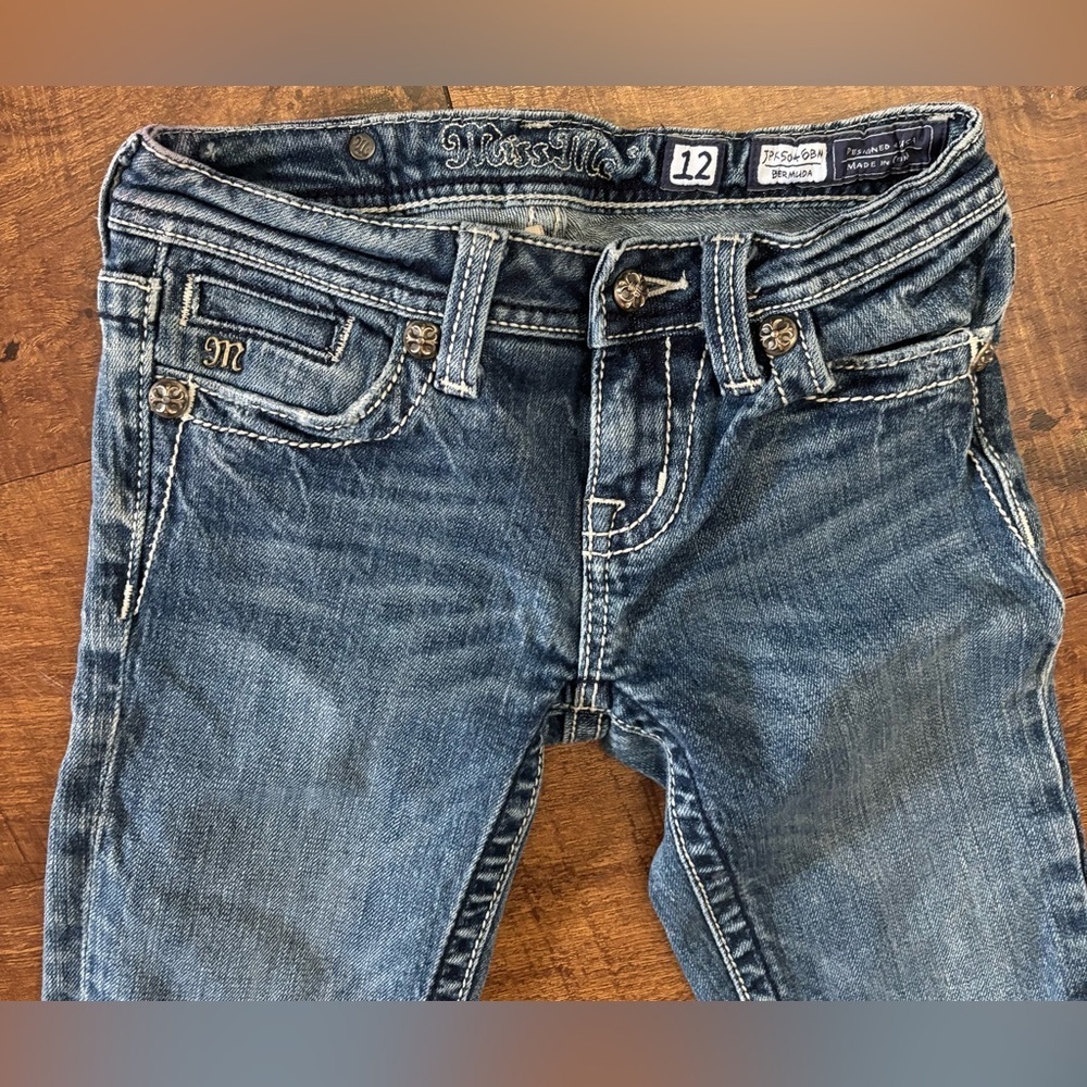 Miss me girls youth Bermuda shorts Sz 12 - Picture 3 of 9